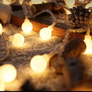 Snowball Fairy Lights