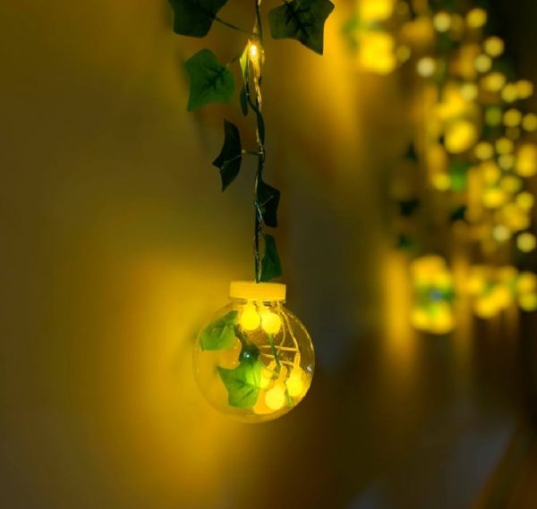 Wish Ball Leaf Curtain Light - Image 2