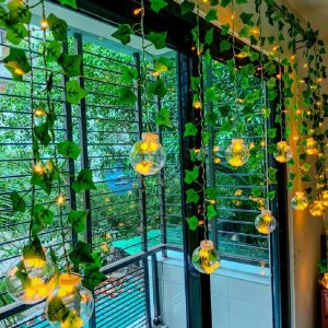 Wish Ball Leaf Curtain Light
