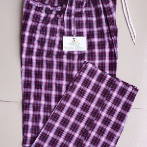 Mens Loose Fitting Cotton Trousers