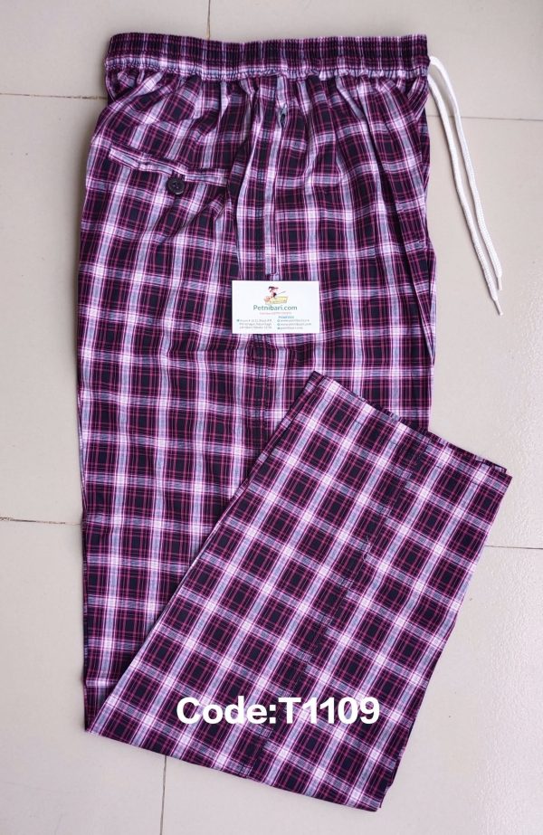 Mens Loose Fitting Cotton Trousers