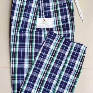 Mens Loose Fitting Cotton Trousers