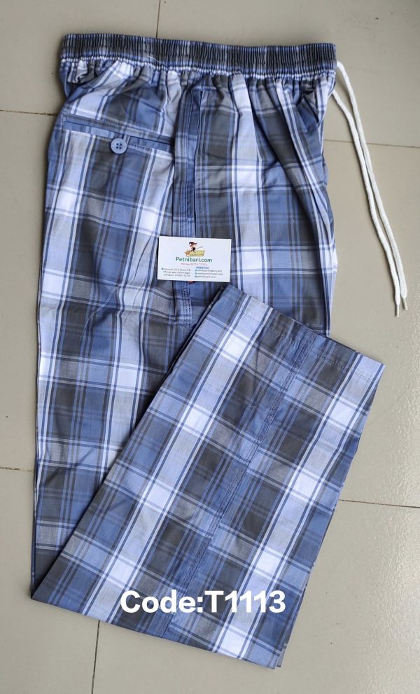 Mens Loose Fitting Cotton Trousers